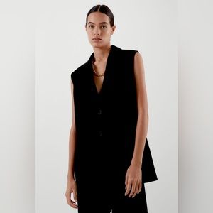 COS - Sleeveless Wool Blazer - Size 14